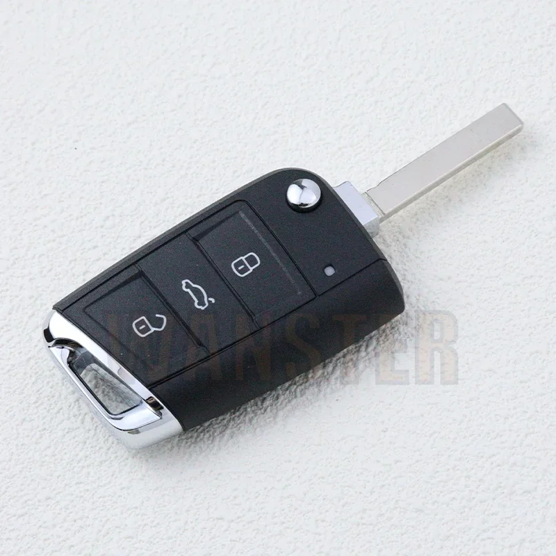 Car Key Fob Case Shell Housing for Volkswagen Virtus VW Tiguan Golf 7 Mk4 6 MK7 for Skoda Octavia A7 for Seat Leon Ibiza Altea