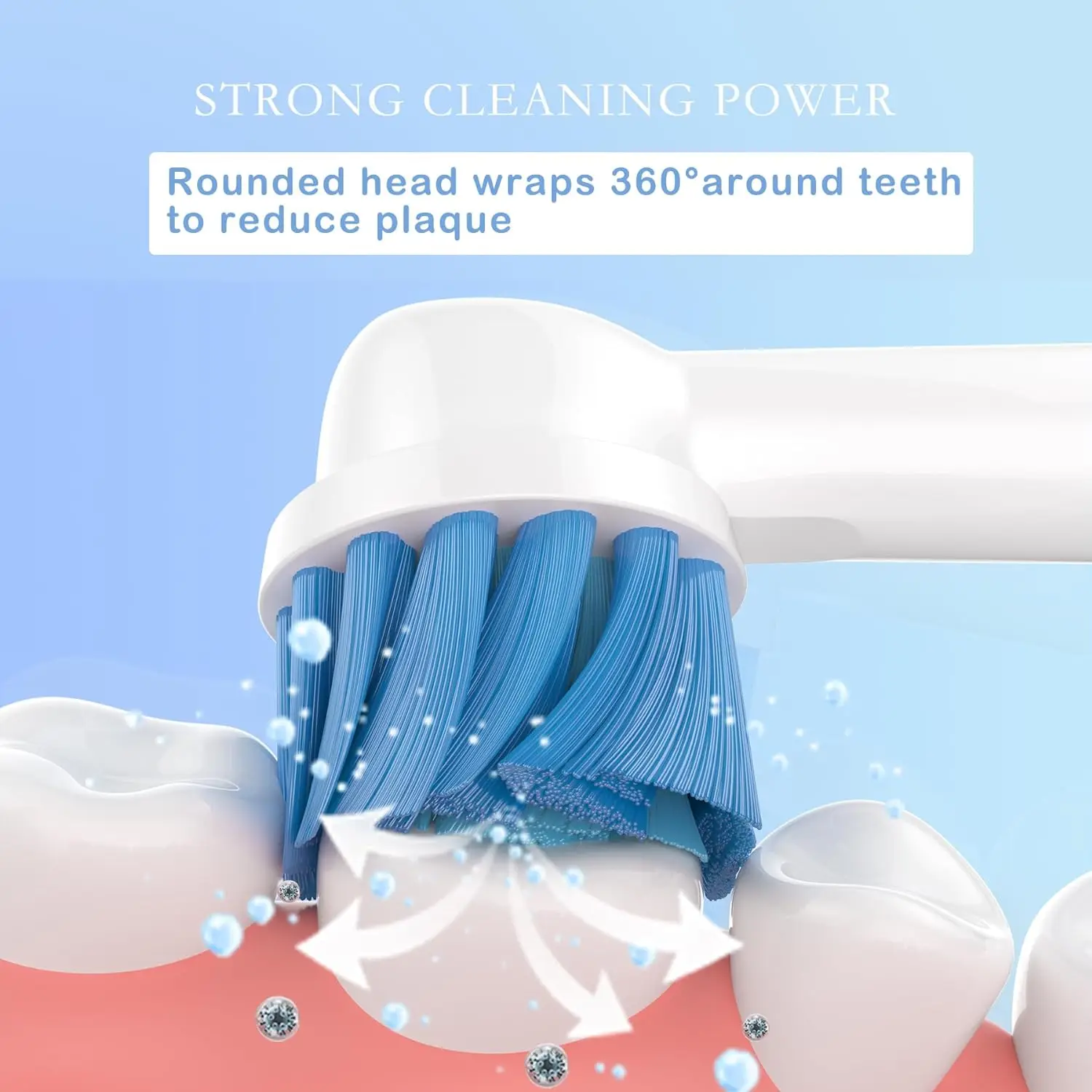 Soft Sensitive Replacement Brush Heads for Oral B Braun Electric Toothbrush Gentle and Comfortable Brushing for Sensitive Gums