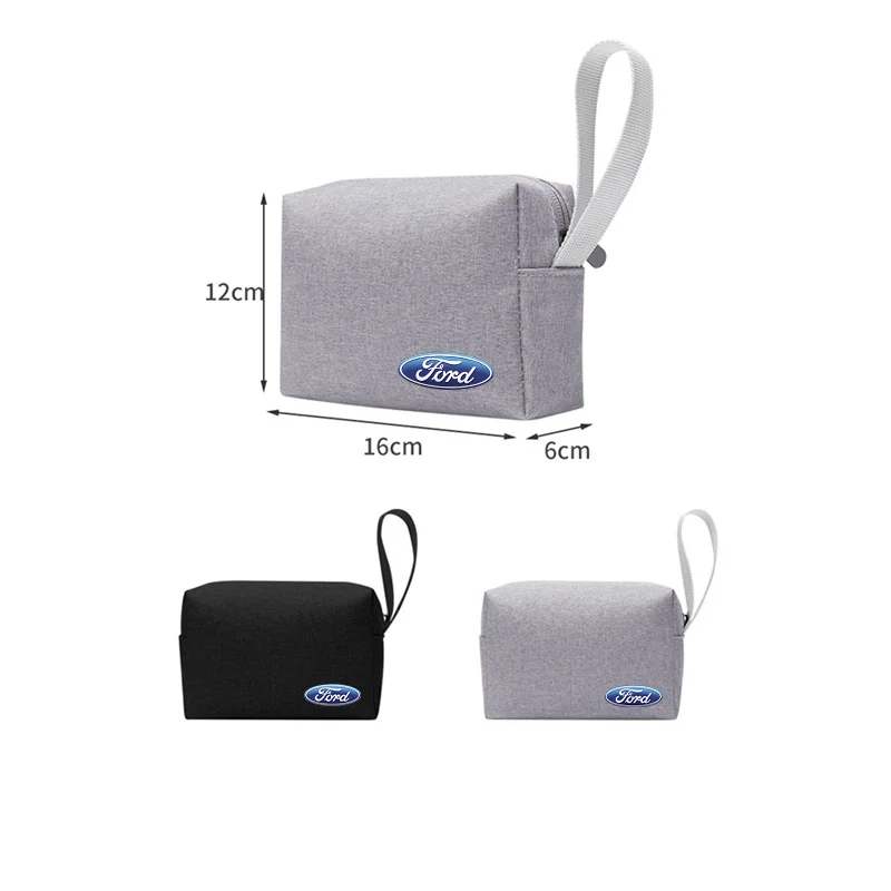 Waterproof Car Driving Documents Case Credit Card Holder Storage Bags For Ford Fiesta C-Max Kuga Ranger Raptor ST Transit Edge