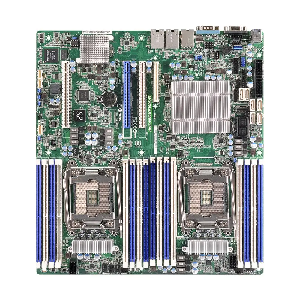 Server Motherboard For ASROCK EP2C612D16NM-2T8R DDR4 LGA2011 C612 Support E5-2600/4600 V3 Fully Tested Good Quality