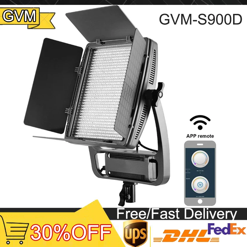 

GVM-S900D LED Panel Light for Photography Lightings Right Ligth Leds Lamps Photographic Lighting Photo Studio Photos Ligthing