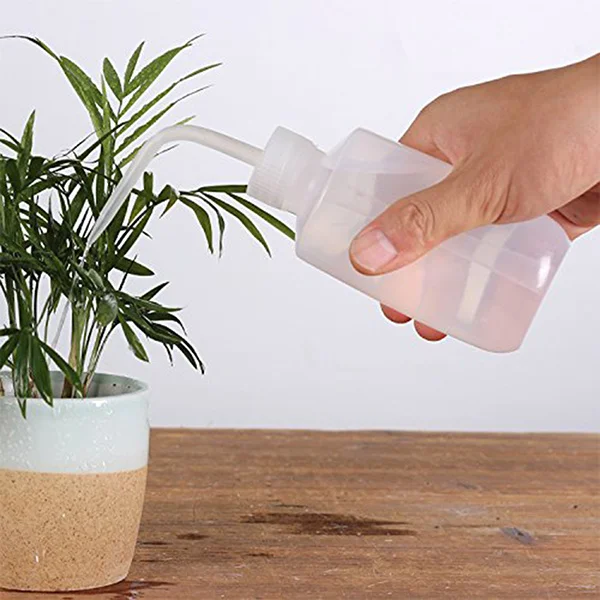 2 عبوة من علب سقاية الفم المنحنية 250 مل 500 مل مثالية لجميع أنواع النباتات بشكل خاص زجاجة سقي النباتات العصارية