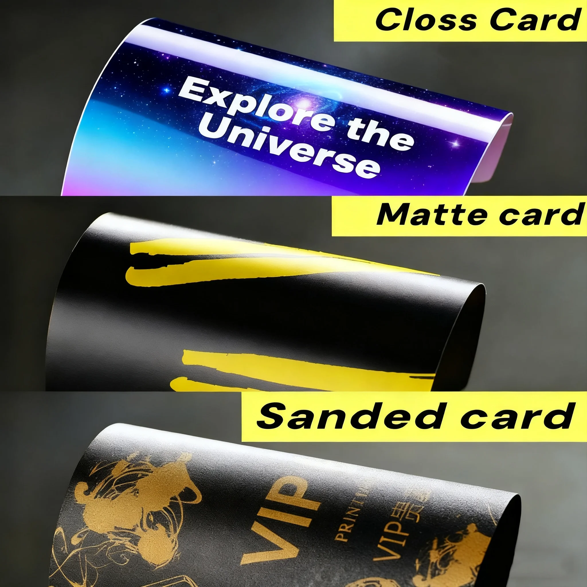 بطاقات العمل البلاستيكية المميزة: مقاومة للماء، زوايا مستديرة (لامعة/ماتي/متجمدة) |   طباعة الشعار المخصص |   تصميم بطاقة متينة