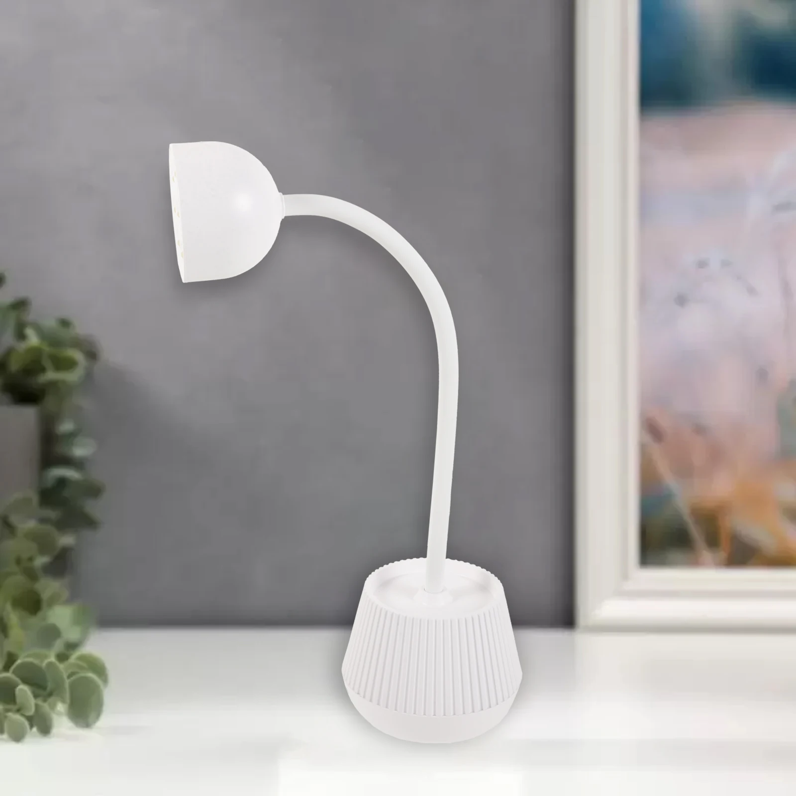 

24W High Power Quick Drying Gooseneck Lamp for Gel Nails Fashionable Design Suitable Home Salon Adjustable Light