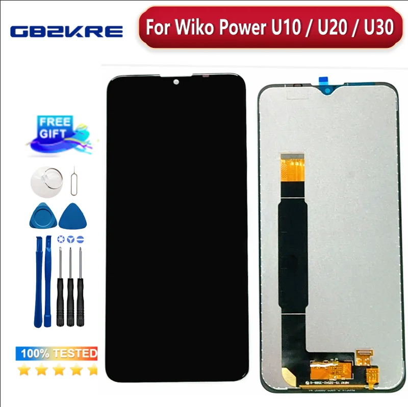 6.82'' Original For Wiko Power U10 U20 U30 LCD Display Screen Touch Panel Digitizer For Wiko U10 LCD U20 LCD Screen U30 Display