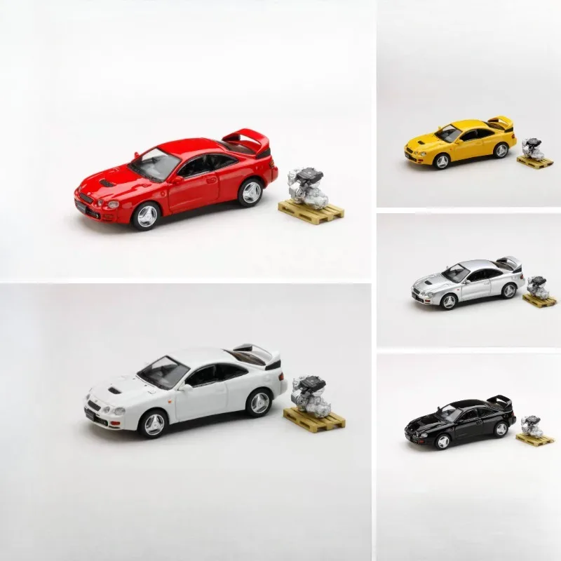 Hobby Japan 1/64 Alloy Celica GT FOUR WRC Diecast Model Car Static Sport Vehicle Collection Decoration Children Toy Adult Gift