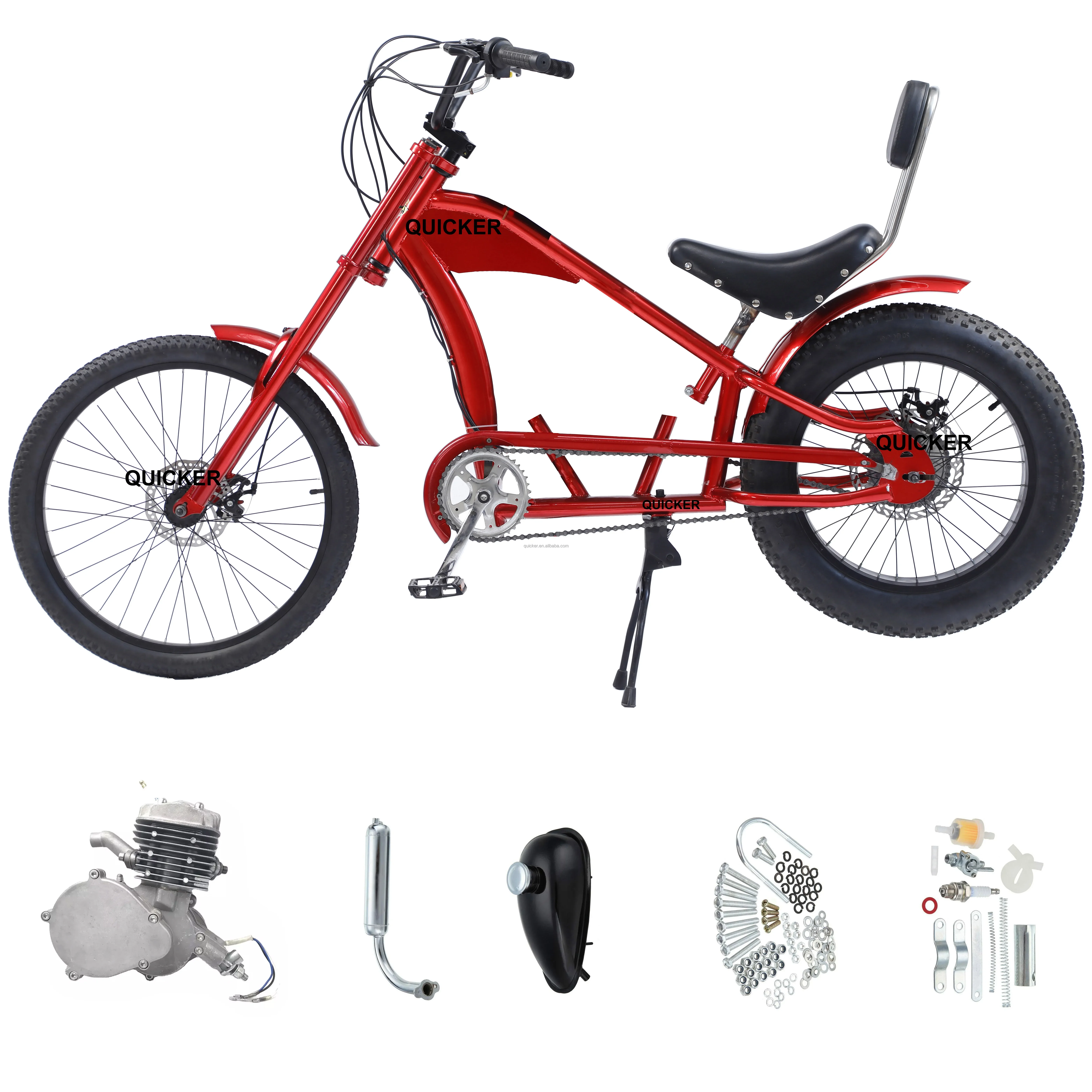 20252 Stroke 80cc 48cc Bike Engine Moped Push Bike Chopper Bicycle Motor Motorized