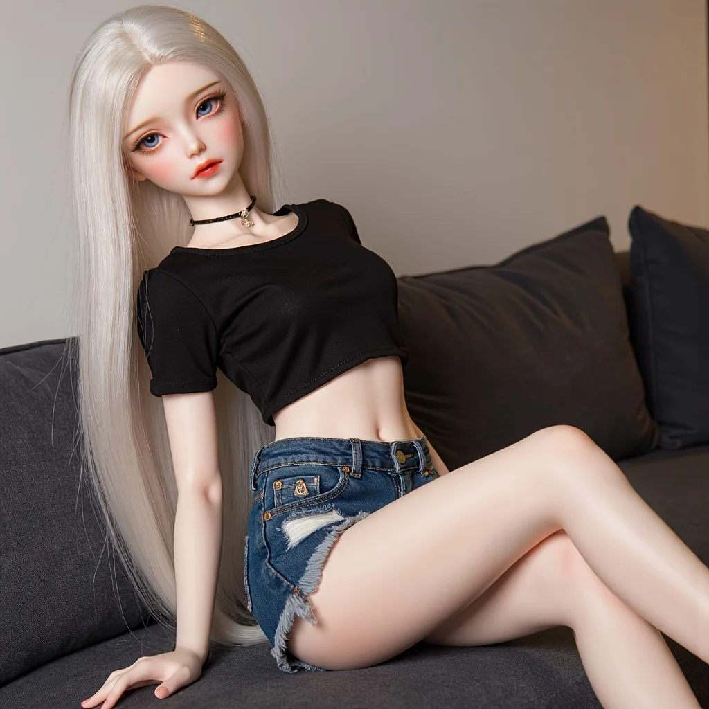 Bambola anime stile campus da 65 cm con doppia coda di cavallo, figura posizionabile con corpo morbido in TPE, decorazioni per la casa da collezione, venditore USA Shipp locale
