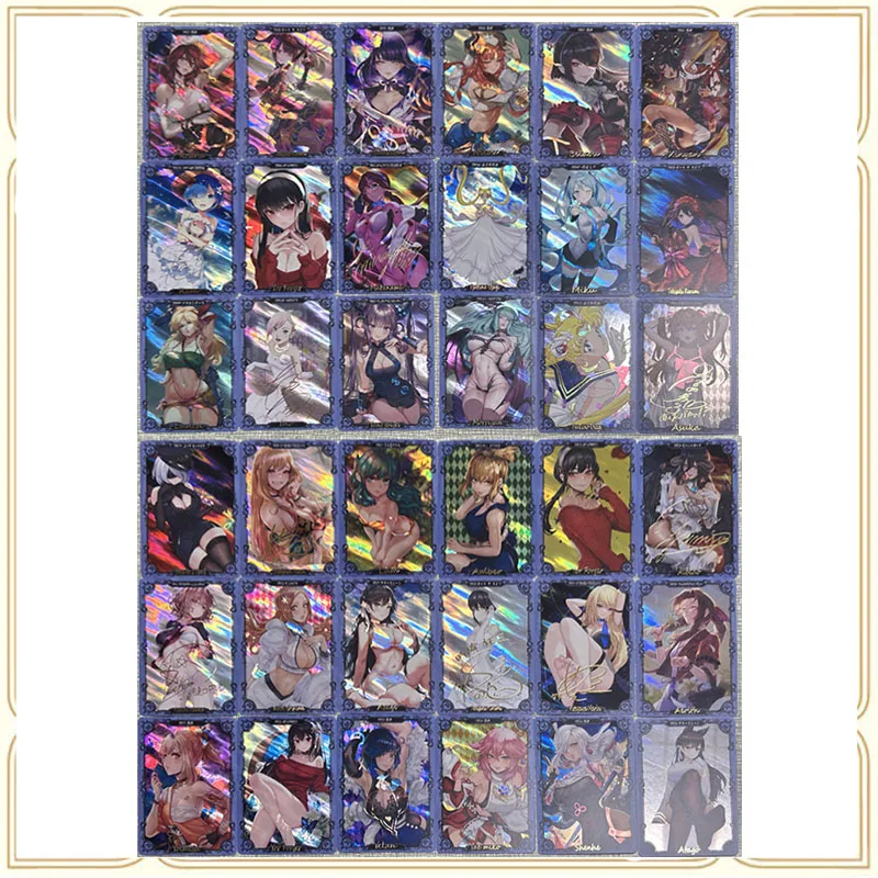 

Anime Goddess Story DIY ACG Sexy Card Yor Forger Yoimiya Yamato Toys For Boys Collectible Card Christmas Birthday Gift