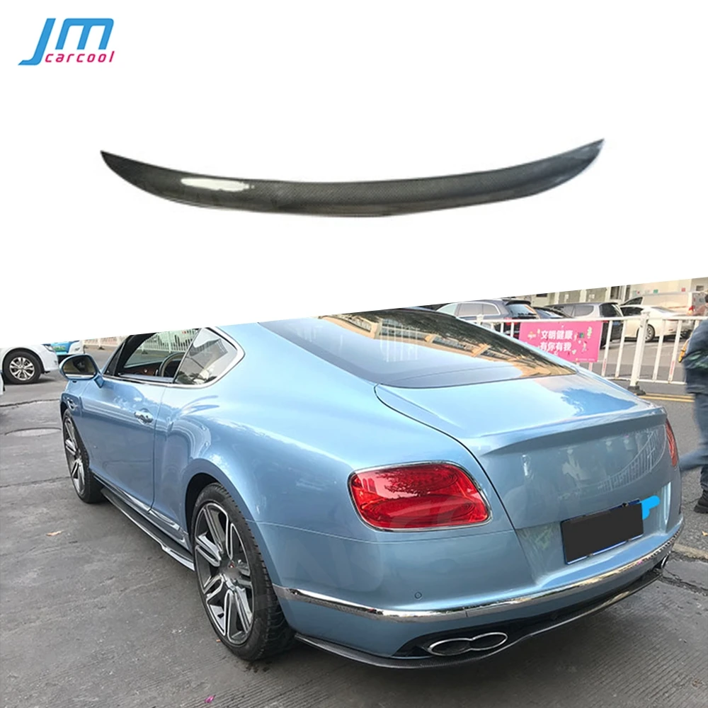 

Carbon Fiber Car Rear Trunk Wing Spoiler Boot Lip for Bentley Continental GT W12 2015-2017 Rear Wing Spoiler