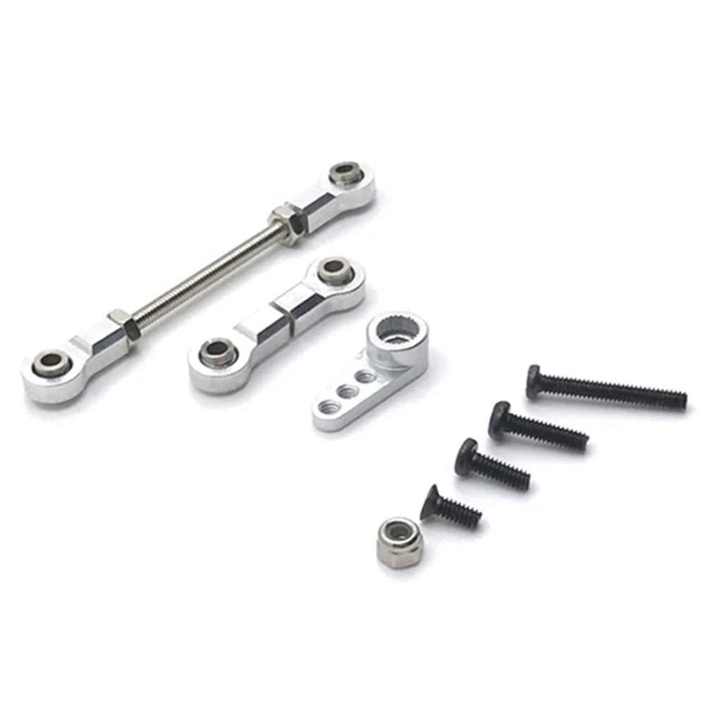 Metal Servo Arm Rod Steering Link Rod for K969 K979 K989 284131 MINI-Q MINI-Z MINI-D 1/28 RC Car Upgrade Parts,2