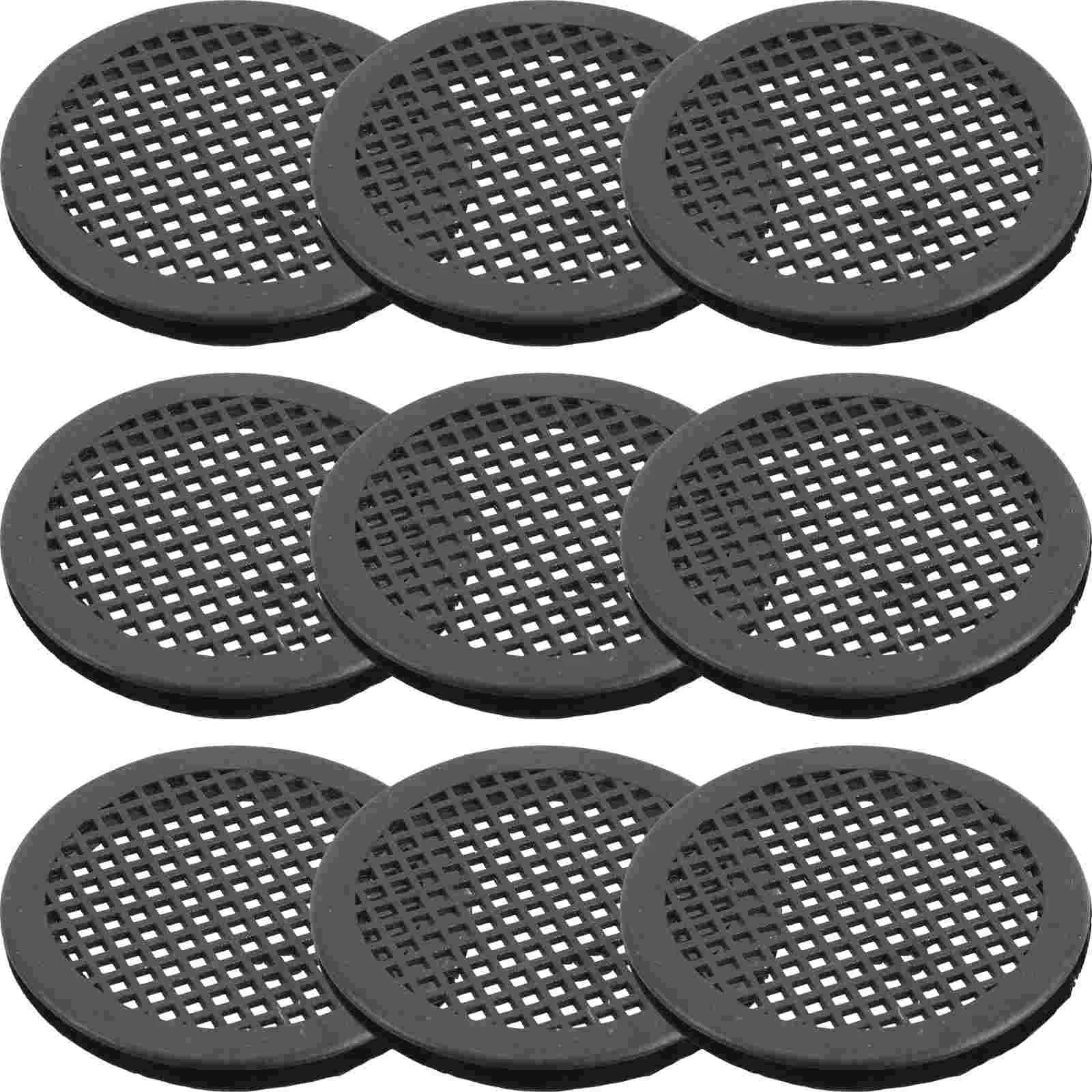 10 Pcs Breathable Cabinet Air Hole Circular Ventilation Plastic Round Holes for