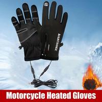 Winter Warmth: USB Touch Screen Gloves with Electric Heating for Snowboarding, Cycling, Skiing & Driving