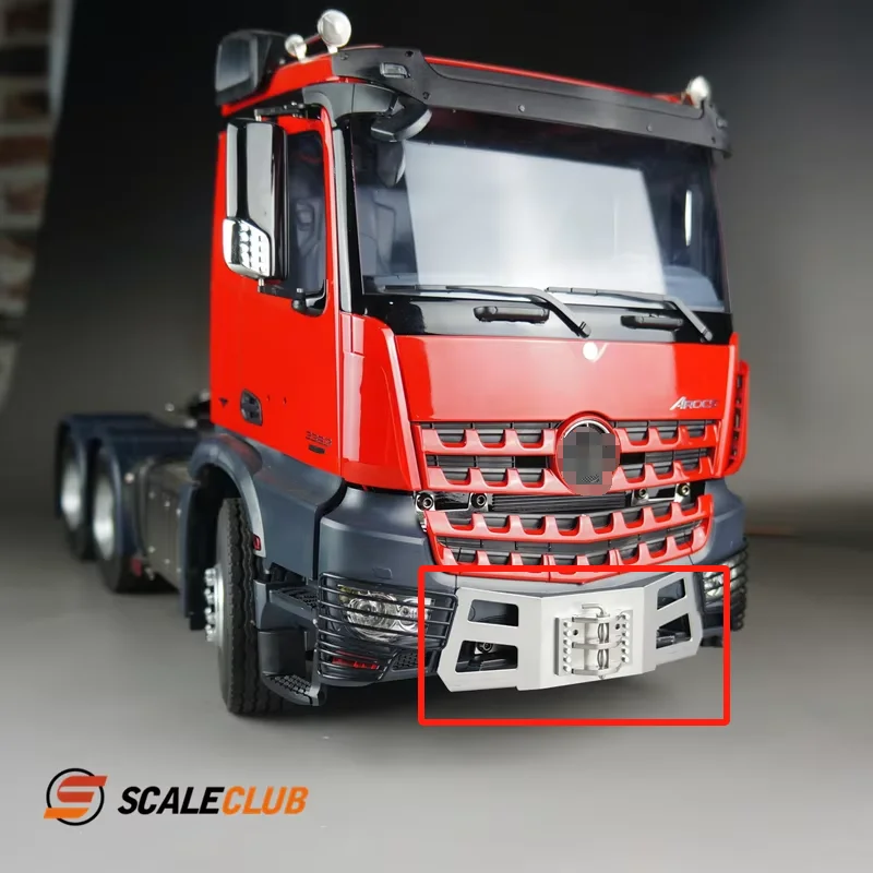 

Scaleclub 1/14 Tamiya AROCS 3363, тягач, узкая инженерная доска CAB, передний буксирный крюк, тяжелый буксирный крюк