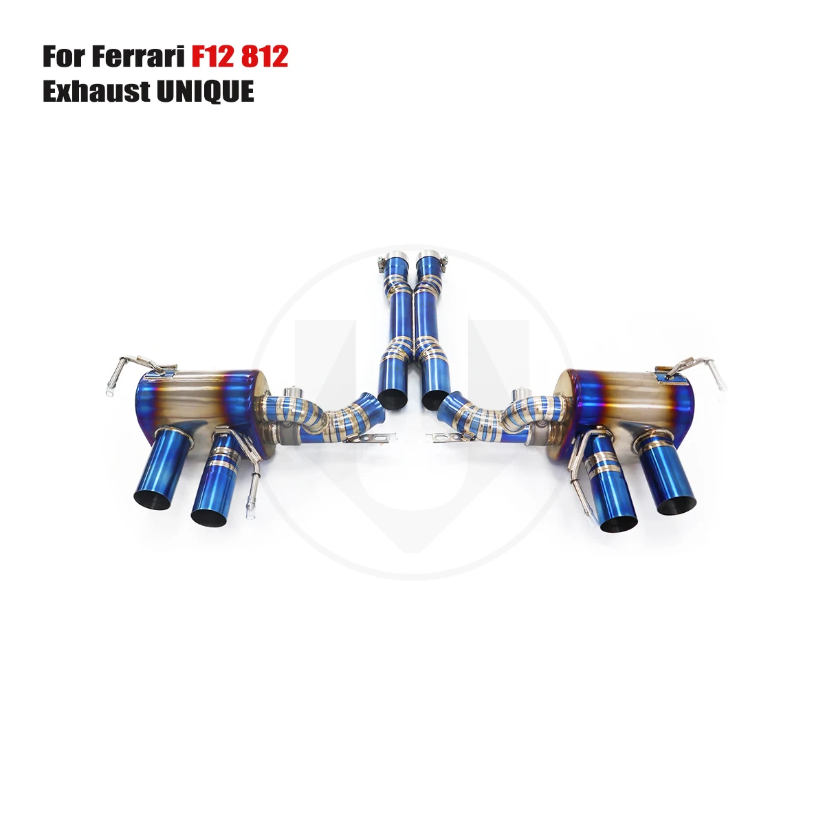 

UNIQUE Designs 2013+ Ferrari F12 V12 6.3L TC4 titanium sports Valved Exhaust System