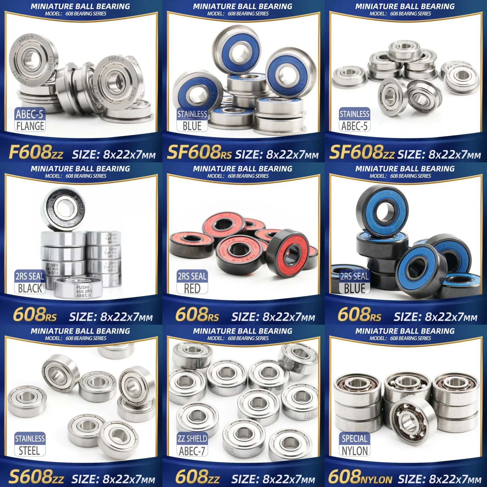 Fushi 608 Zz Bearin…