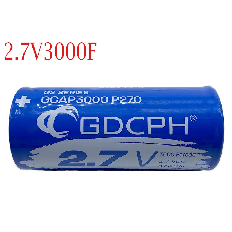 GDCPH 2.7V3000F 2.8V3000F Capacitor High Current Large Capacity Used For Automotive Rectifier Module 16V500F Improve Energy