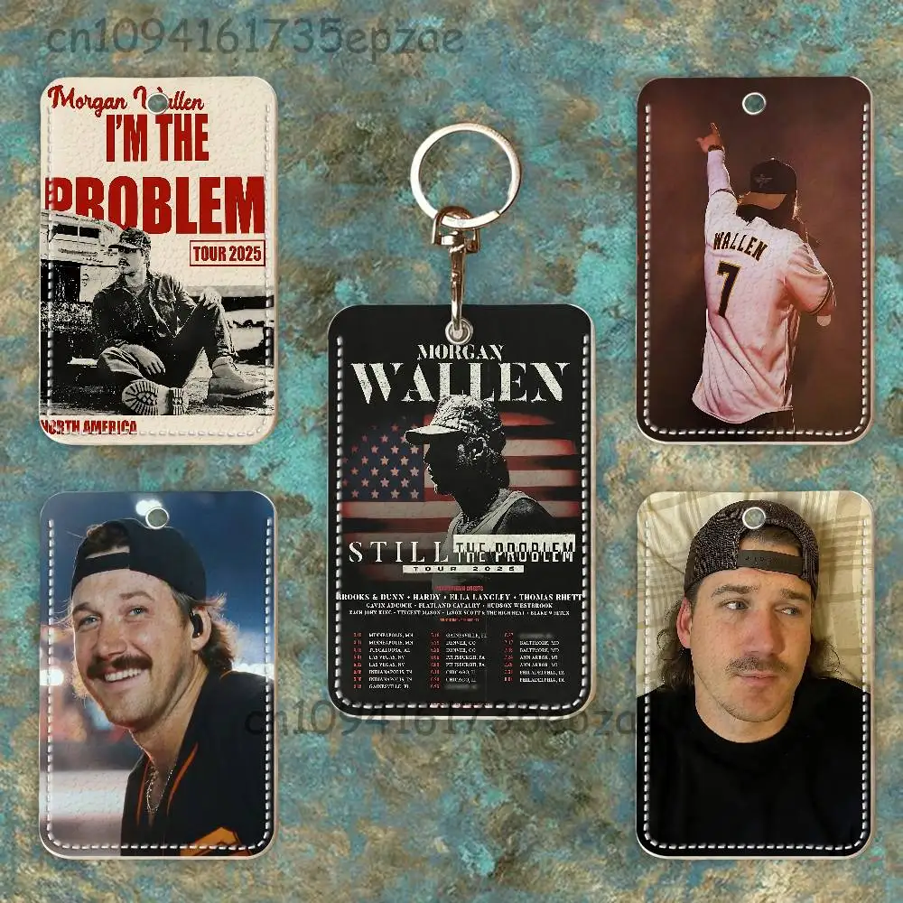 Картхолдер M-Morgan W-Wallen Still The Problem, из кожи, индивидуальные подарки