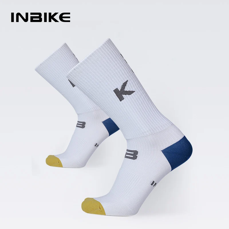 

INBIKE велосипедные носки профессиональные унисекс велосипедные дорожные спортивные носки для горного велосипеда чулки высокоэластичные аксессуары для беговых велосипедов
