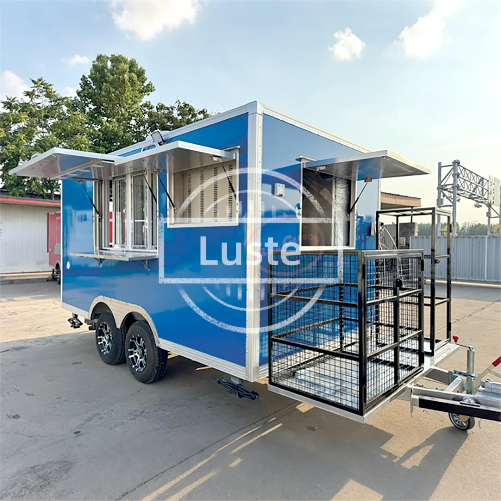 Прицеп для еды Мобильный грузовик в форме гамбургера Мобильный бизнес-фабрика Индивидуальный автомобильный ресторан