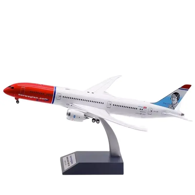 

Norwegian Air B787-9 Civil Aviation Airliner Alloy & Plastic Model 1:200 Scale Diecast Toy Gift Collection Simulation Display