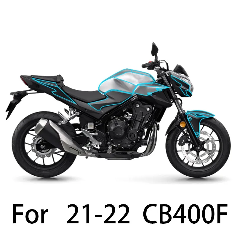 

For 21-22 CB400F Invisible clothing Waterproof Sticker Body Protective Film Scratch Proof Modify Accessories