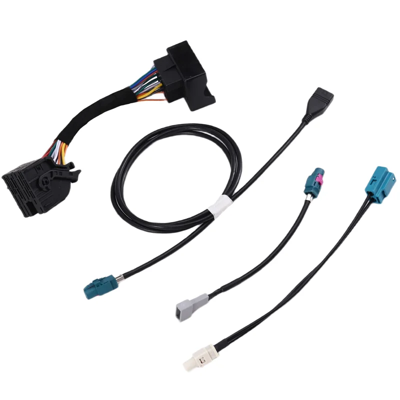 

ABTC-For 308 308S 408 Citroen Car RCC Radio Audio NAC Wireless Cable Adapter MRN Adapter Cable DS To NAC Antenna