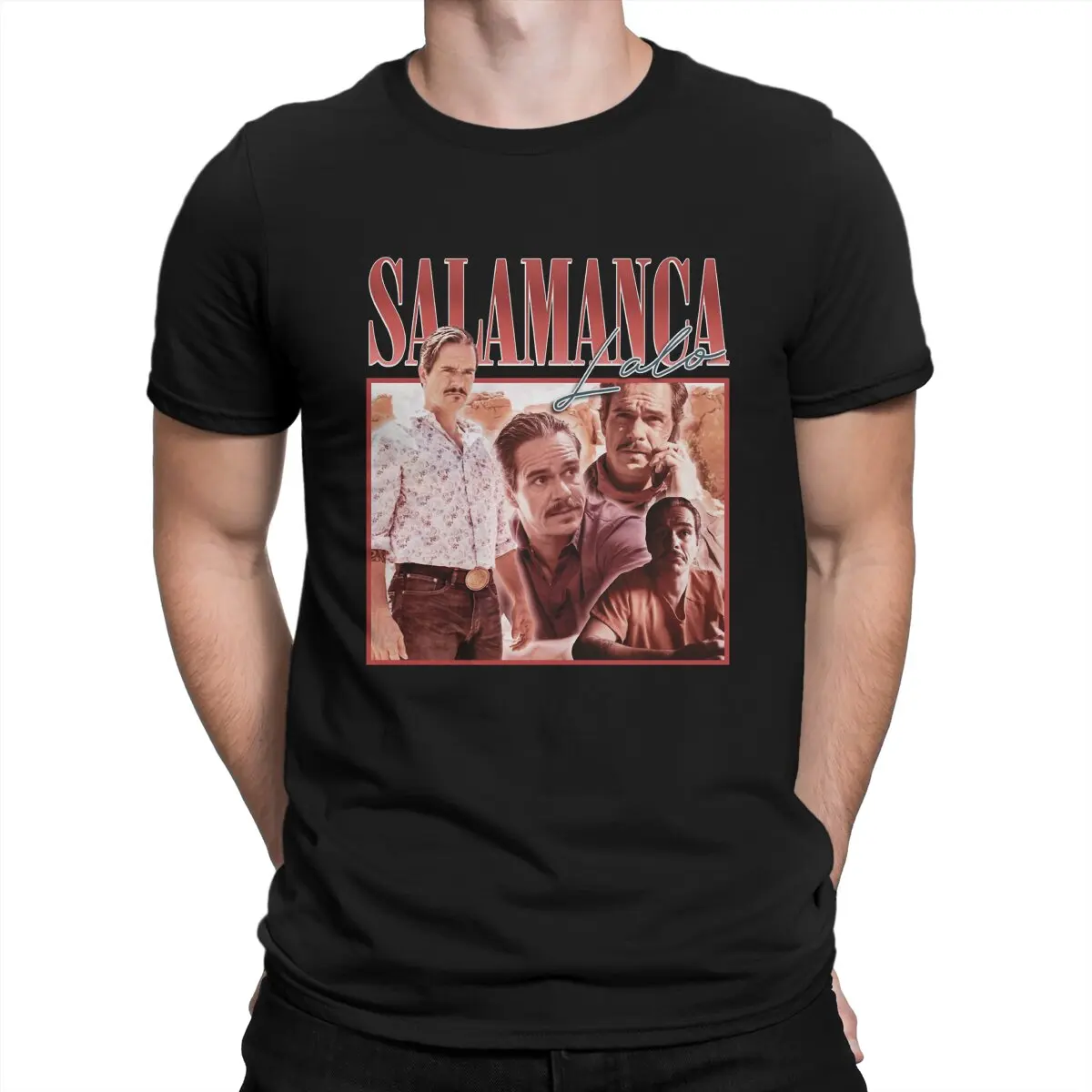 Lalo Salamanca Vintage T Shirts Men\'s Cotton Funny T-Shirts O Neck BreakingBad Tees Short Sleeve Clothes Birthday Gift