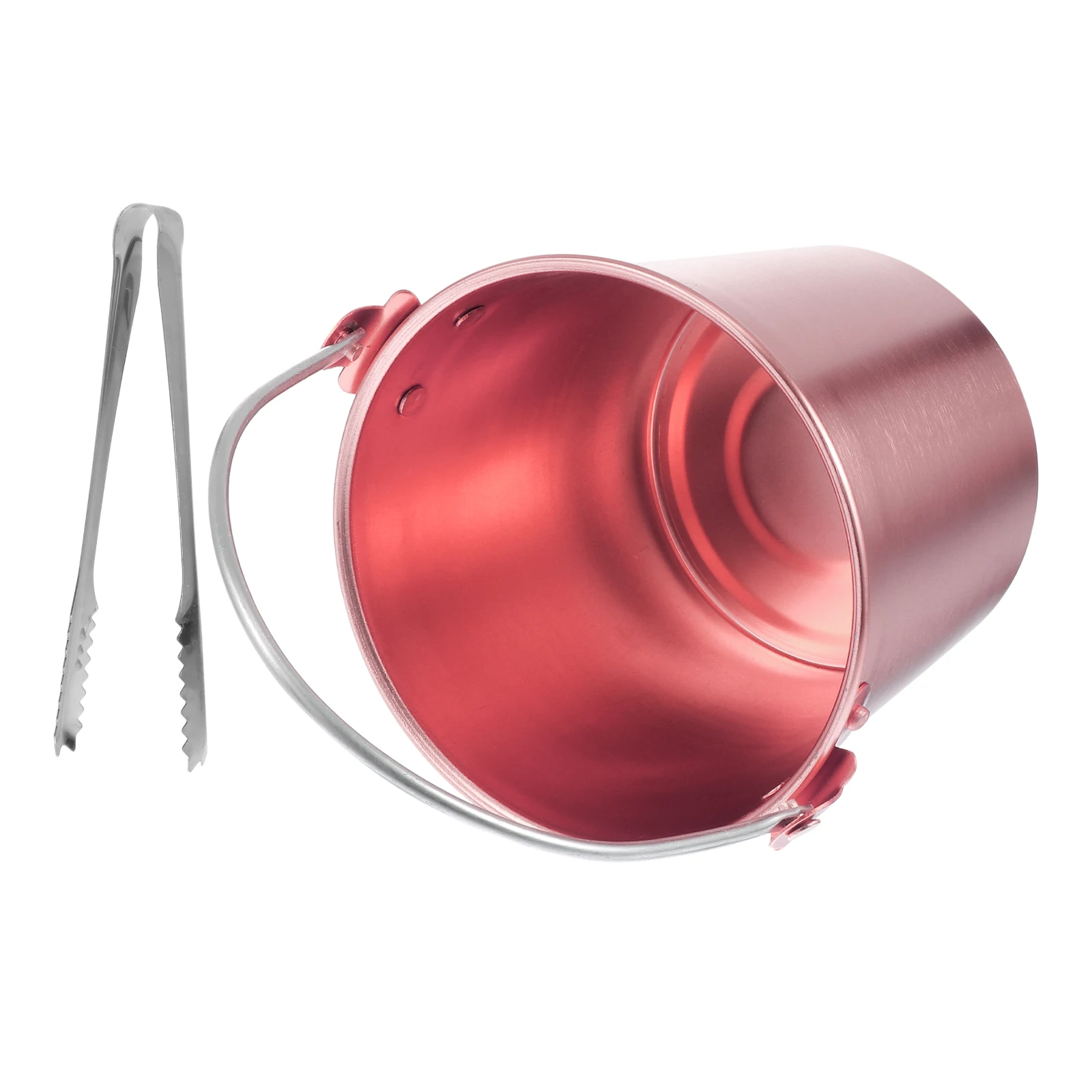 

1Pcs Aluminum Ice Bucket Fried Chicken Bucket Ice Cooler Bar Snack Container for Beer Wine Party Barrel