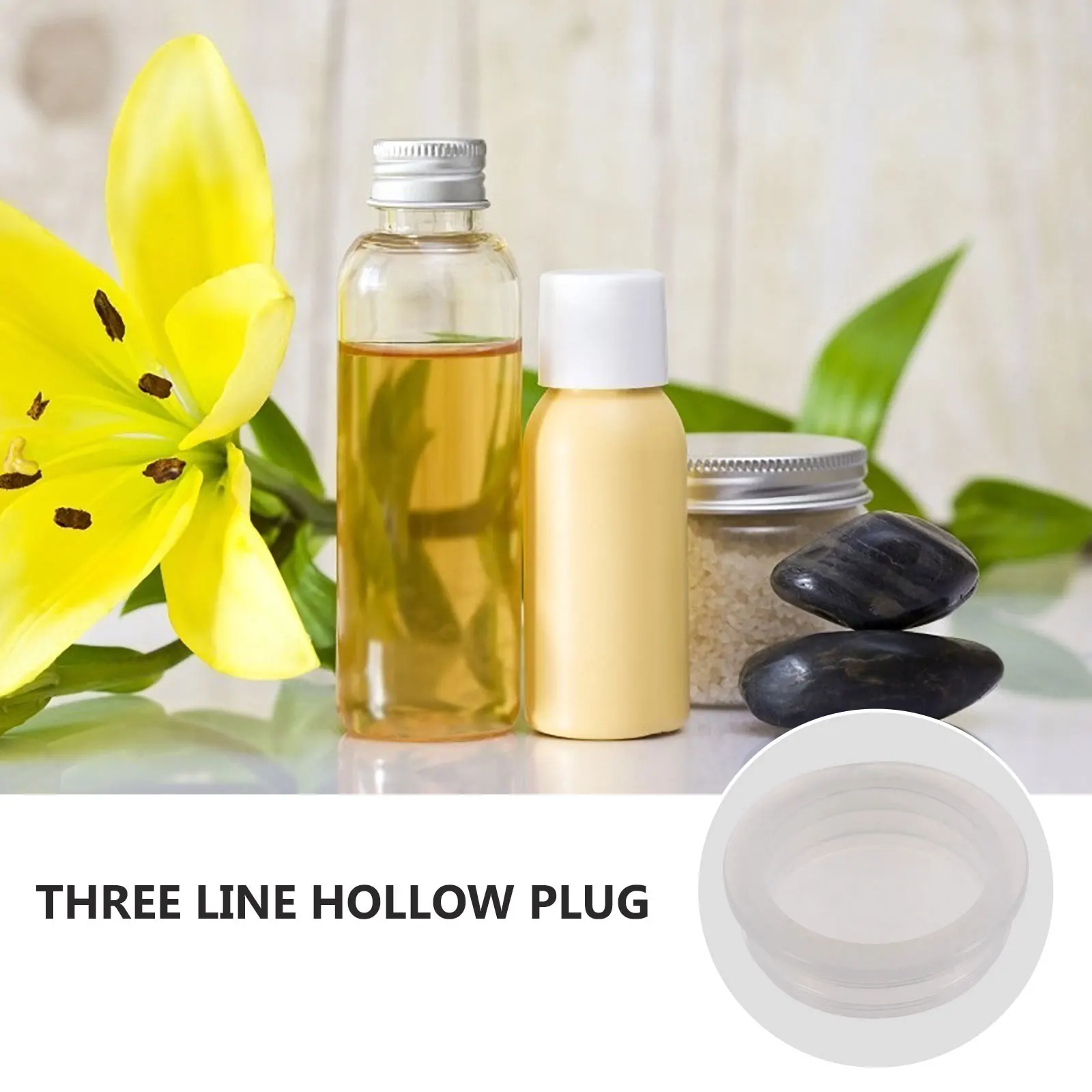 

100pcs Concave Stopper Mask Bottle Cream Jar Inner Liners Gasket Portable Travel Business Outdoor Camping Stain Dust Proof