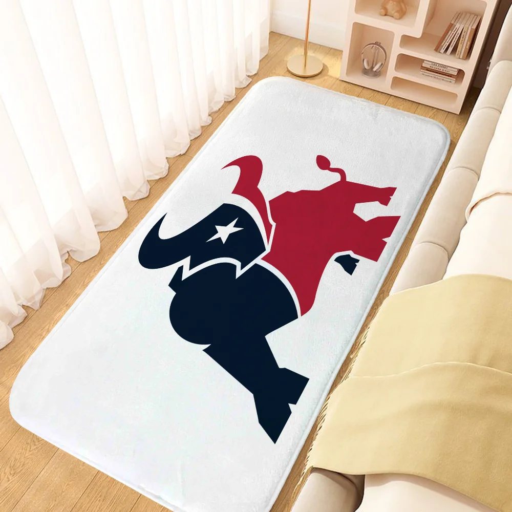 Houston Texans Carpet in the Bedroom Mats Bathroom Foot Mat Bath Rug Doormats for Entrance Door Outdoor Doormat Cute Room Decor