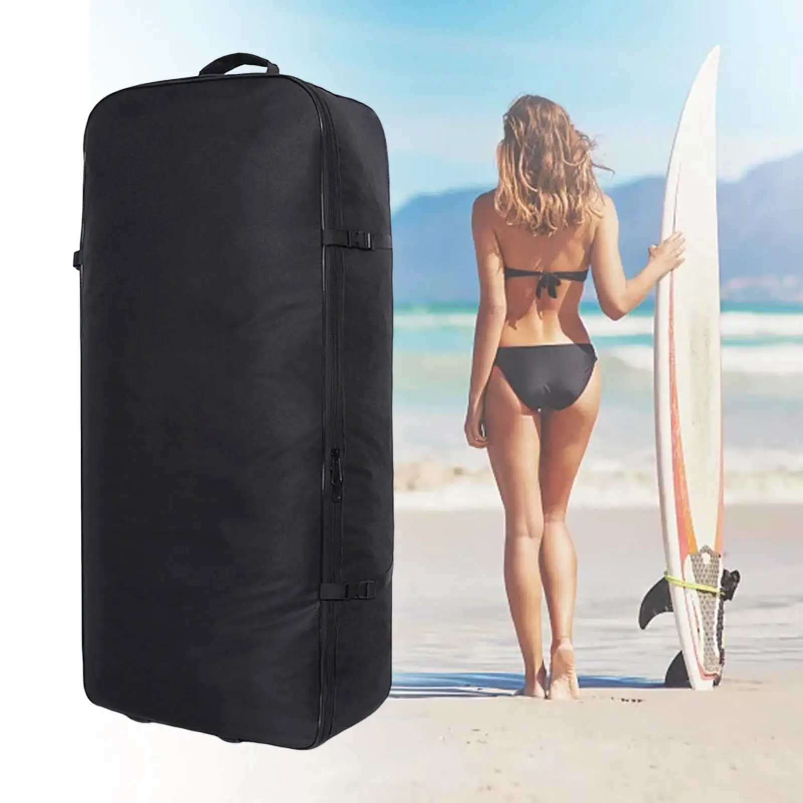 

Inflatable Paddleboard Backpack Carrier, Stand up Paddle Board Bag,for Surfing Standing Board Kayak Outdoor