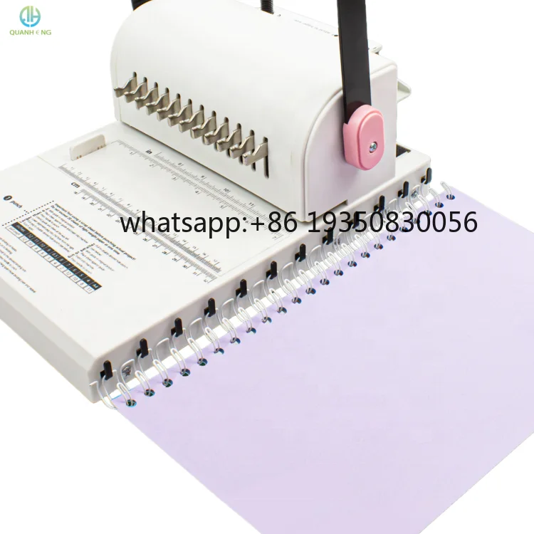 

Stylish Easy-to-Operate Manual Comb Binding Machine Sleek Design for Modern Home Office and Workspace Efficiency