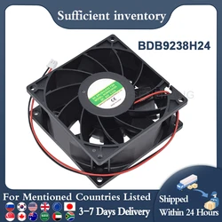 Genuine New Fully Tested 92*92*38 MM BDB9238H24 24 V 0.33 A 2-Wire Cooling Fan