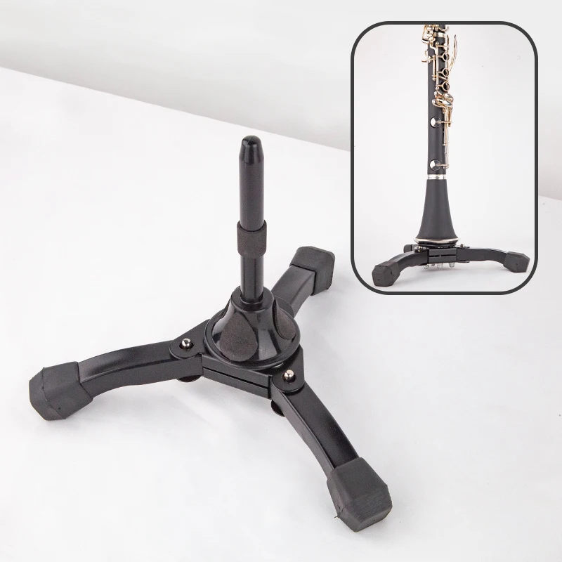 

B-Flat Clarinet Instrument Stand Portable Foldable Universal Metal Stand Display Rack