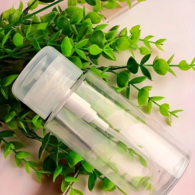 1pcPush-down air pump dispenser bottle for nail polish and makeup remover