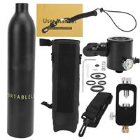 DIDEEP 0.5L Scuba Oxygen Tank Underwater Breather for diving Set with Adapter