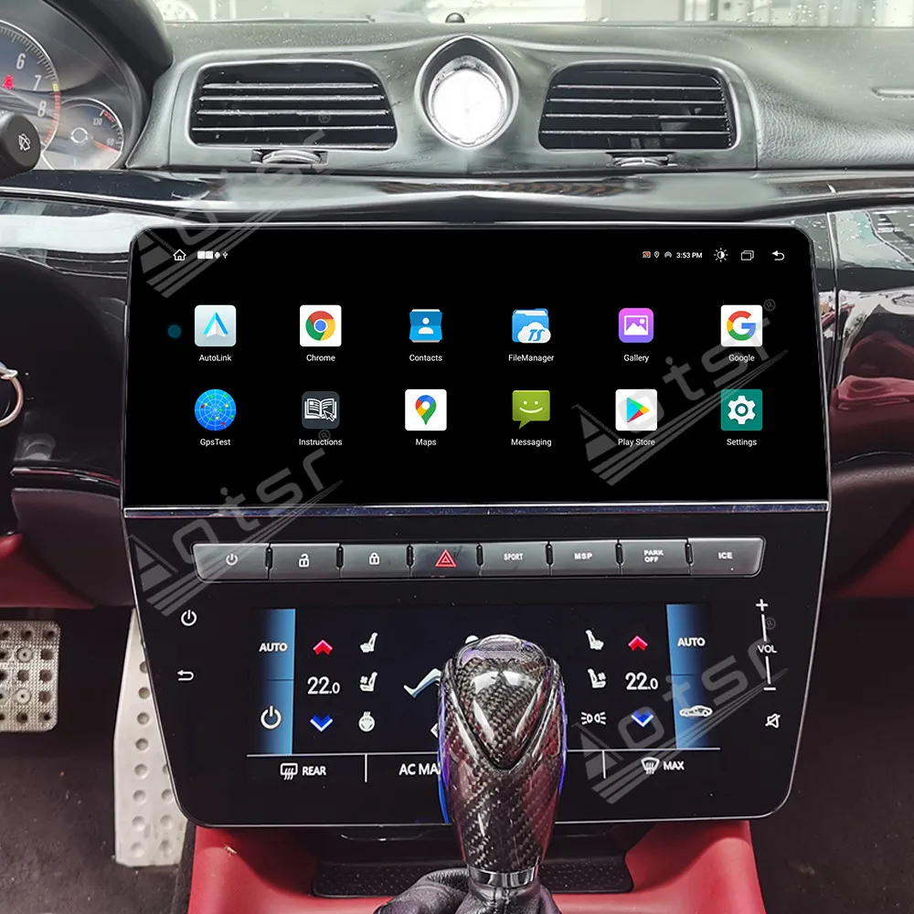 For Maserati GT 2005-2015 Carplay wireless Screen Android Auto Car Radio Sensitive and intelligent GPS Audio Stereo Head Unit