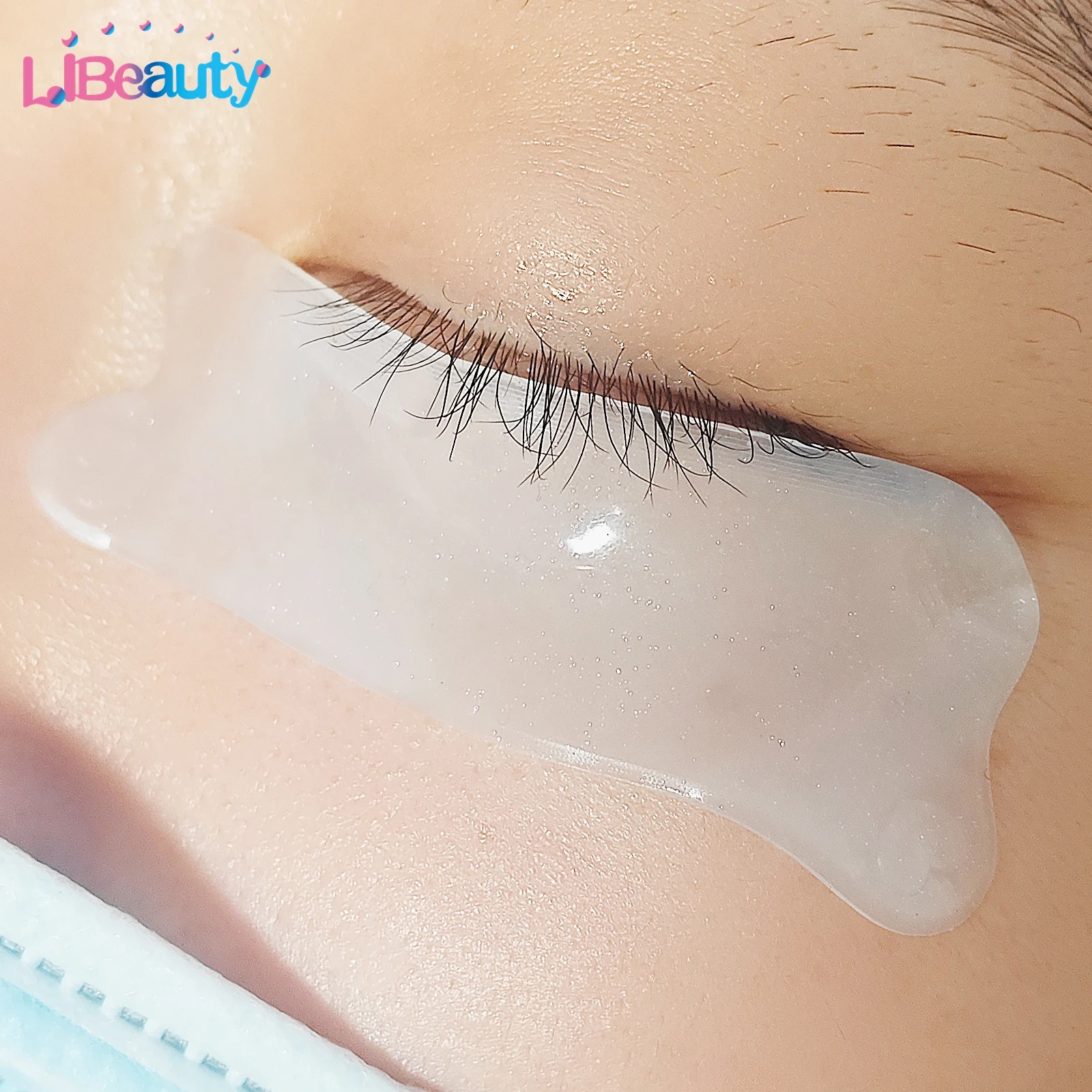 Libeauty 2 pièces ours collant cils adoucissant tampon Silicone cils Perm tampons cils tiges bouclier levage cils accessoires outil de maquillage