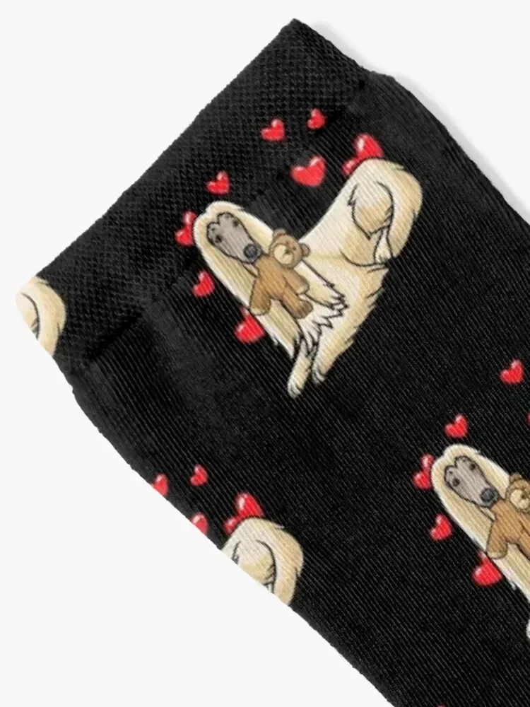 Afghan Hound Lover Socks winter thermal designer brand moving stockings Mens Socks Women's