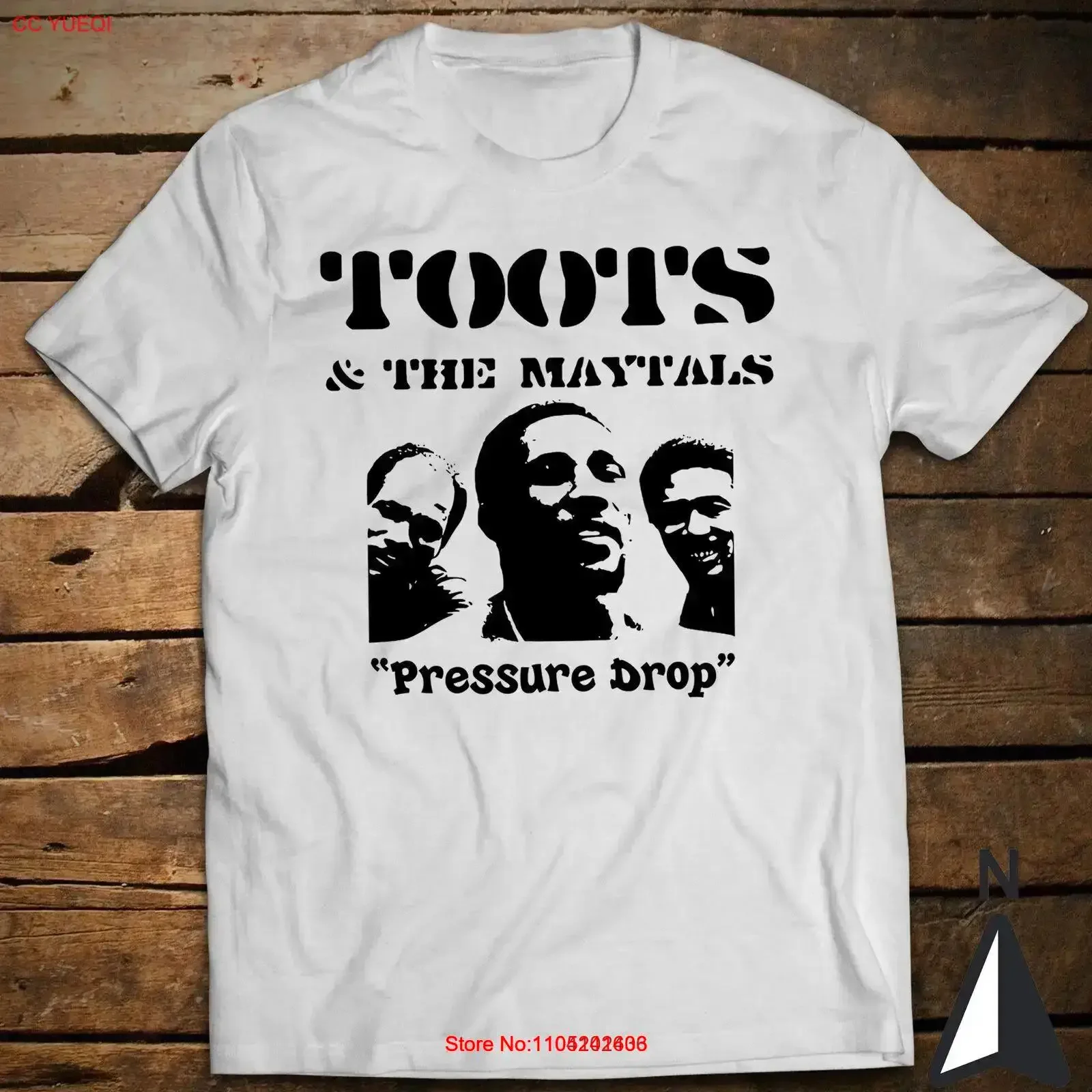Pressure Drop Classic T Shirt Toots The Maytals Hibbert Paul Douglas vintage Washed Breathable Stretched streetwear Casual