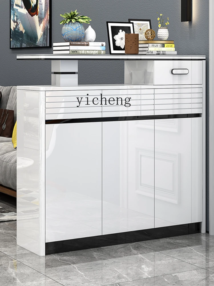 YY Home Doorway Simple Modern Double-Sided Hallway Lobby Locker