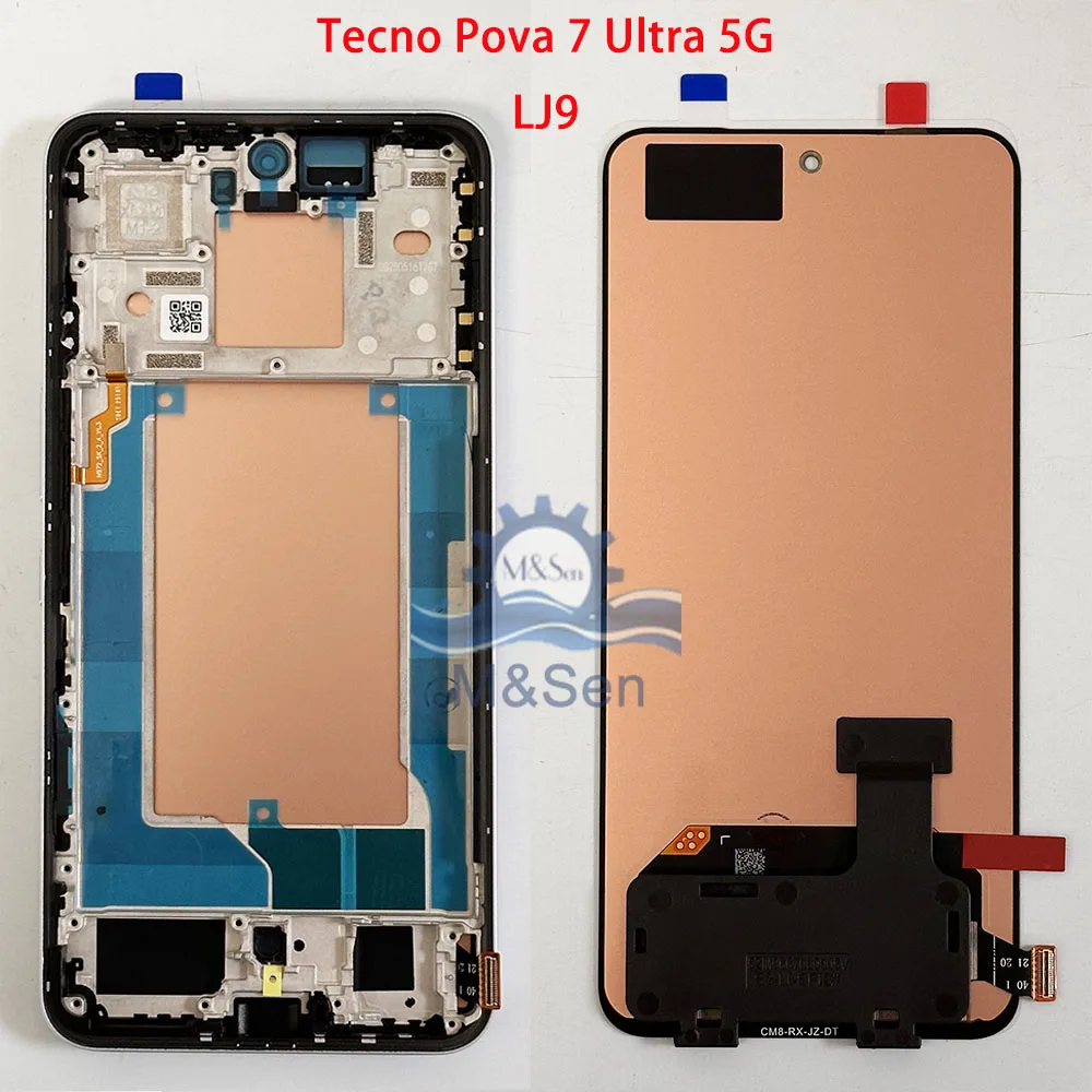 original-amoled-for-infinix-tecno-pova-6-li7-lcd-display-for-tecno-pova-6-pro-5g-li9-for-pova-7-ultra-5g-lj9-lcd-screen-frame