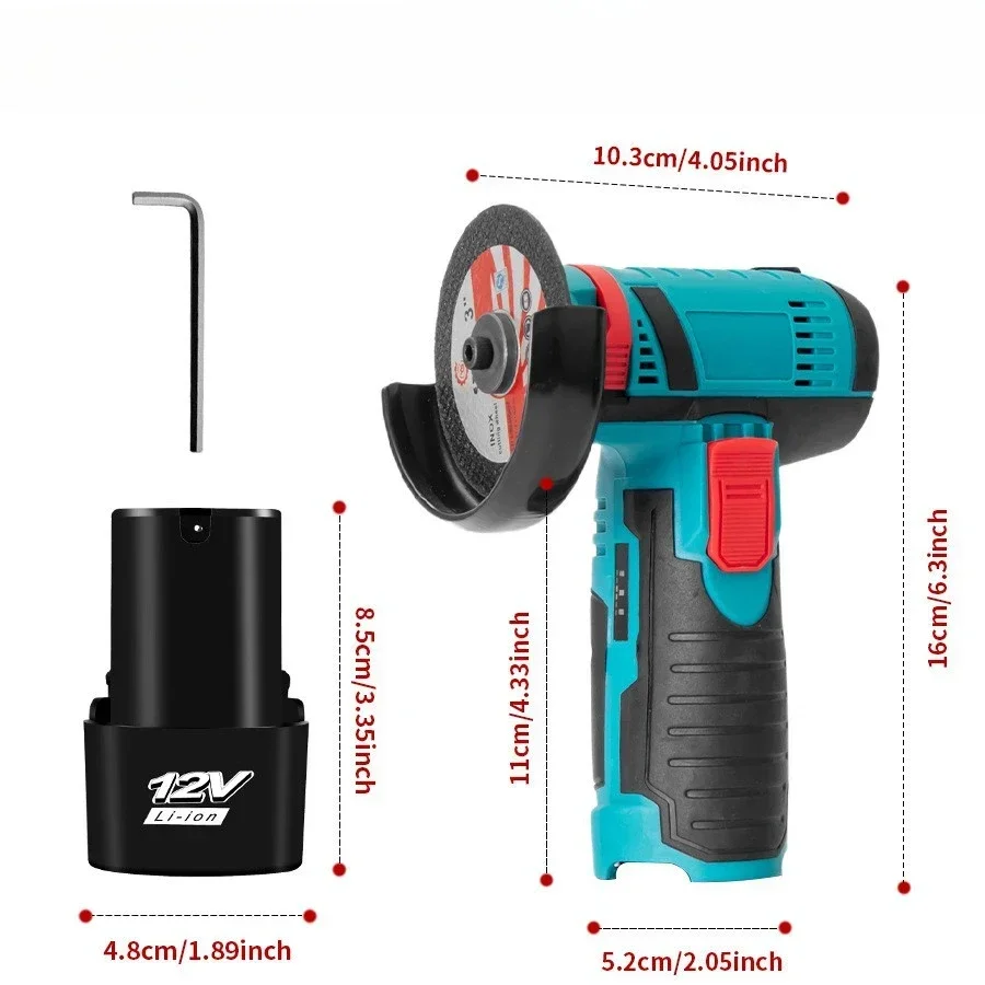 7 Stuks 76Mm Zaagblad Metalen Snijschijven Schuren Slijpen Afgesneden Cirkel Wielen Bladen Schijven Elektrische Haakse Slijper Accessoires