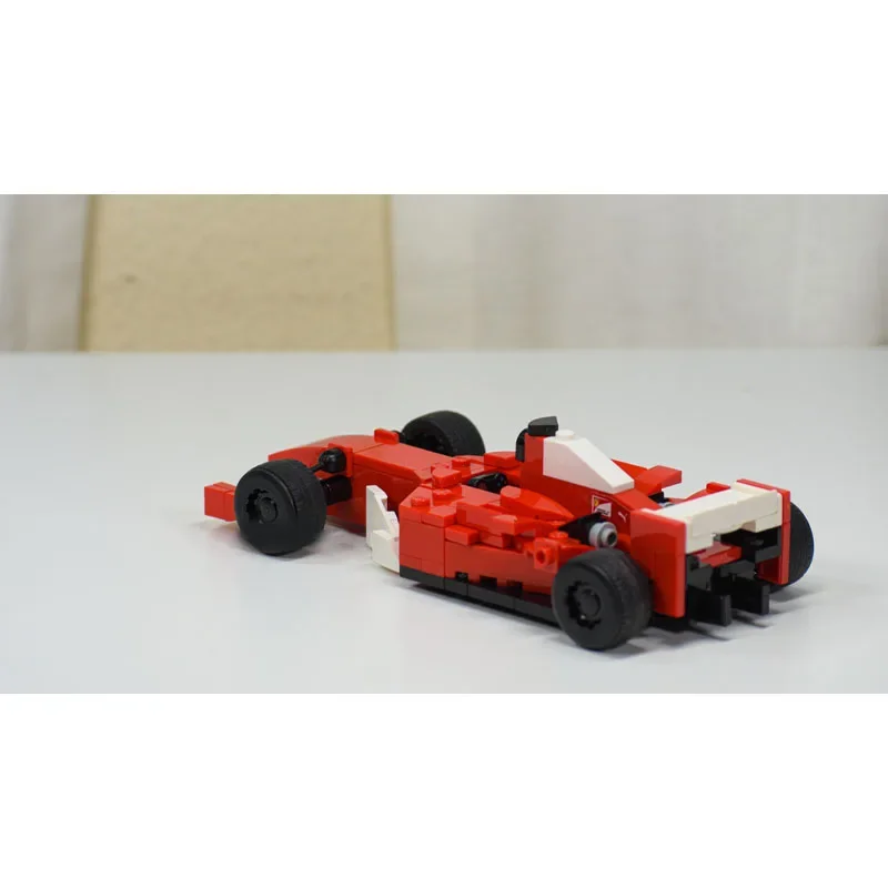 

MOC-94353 Новая классическая маленькая красная модель спортивного гоночного автомобиля, 187, детали, детская игрушка на день рождения и Рождество для мальчиков