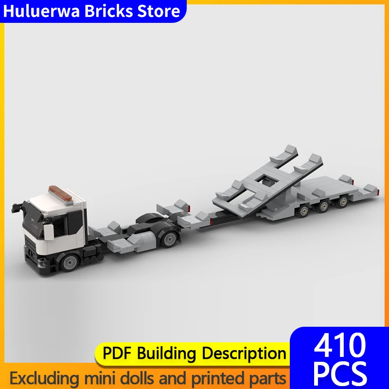 

Speed Racing Car Model MOC Building Bricks Truck Transport Truck Modular Technology Children Holiday Gifts Assemble Toys Suit