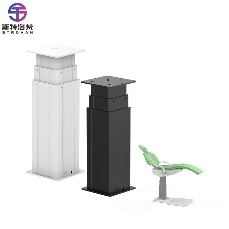 

Height Adjustable Desk 2000N Hight Duty Actuators Synchronous Table Leg 24V DC Linear Telescopic Electric Lifting Column