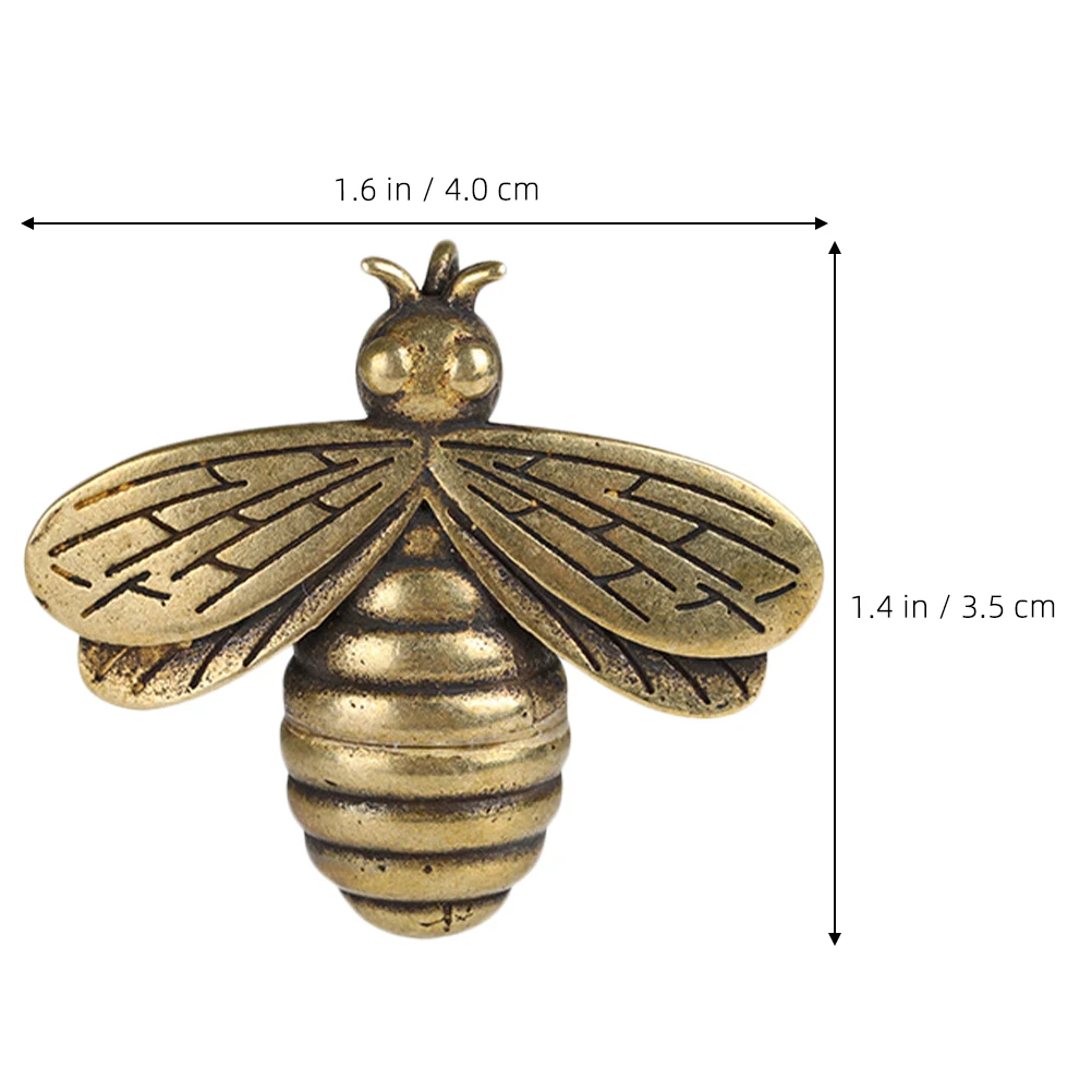2pcs Vintage Brass Bee Charm Pendants For Jewelry Making Craft Supplies Necklace Bracelet Keychain Diy Accessories