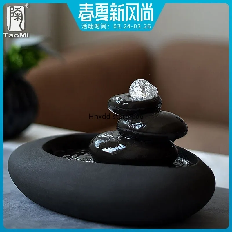 Bonsai ornaments, micro-landscape desktop water fountain ornaments