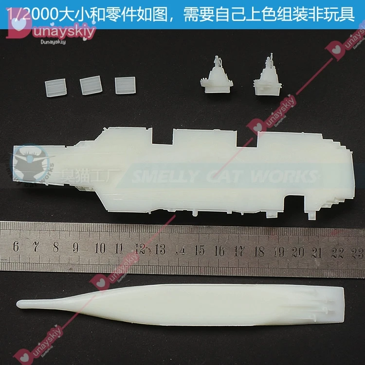 Chinese 004 Nuclear Powered Aircraft Carrier Fantasy Version 1/2000/700 3D Printed Ship Warship Model Toys Hobby 14